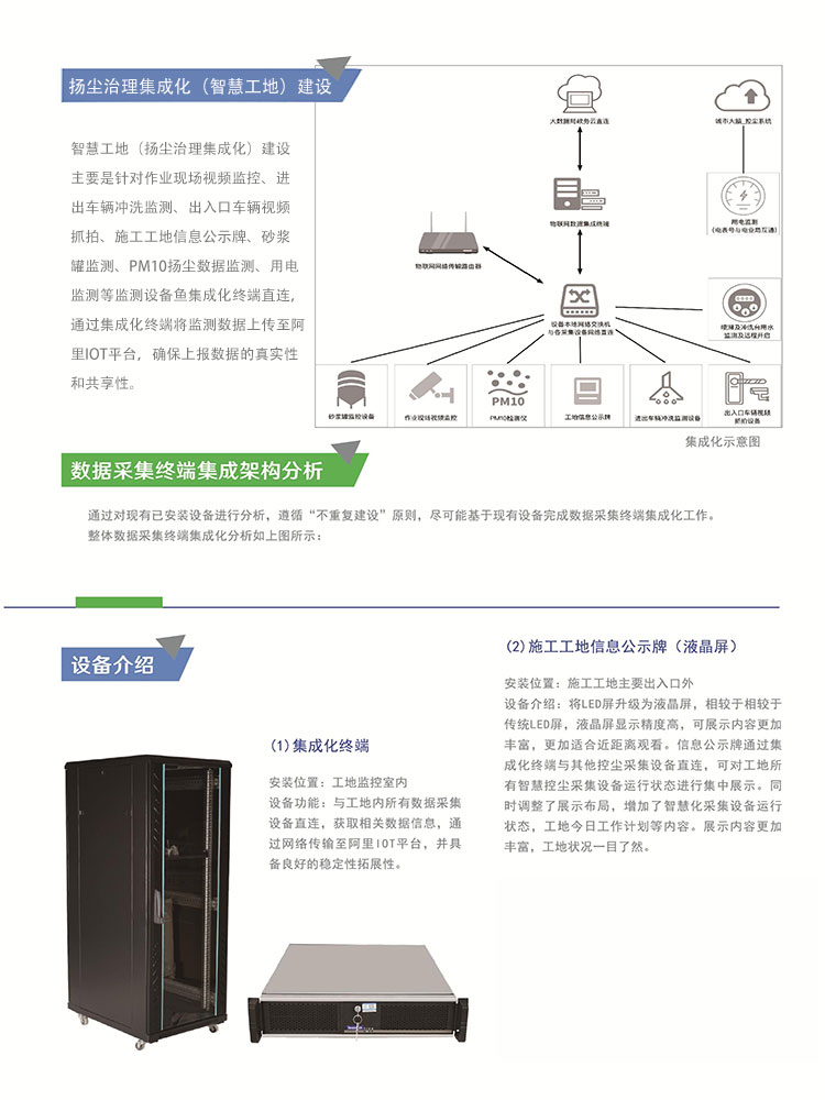 揚(yáng)塵治理集成化（智慧工地）建設(shè)